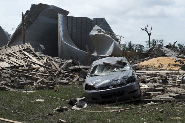 Pilger tornado damage